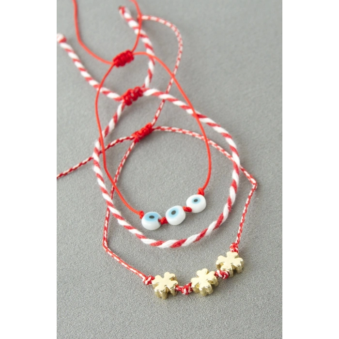 3 Adet Yonca Nazar Marteniçka Bileklik