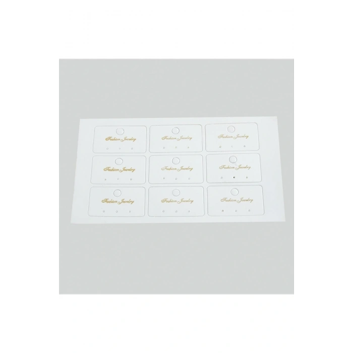 3 Delikli Lüx Küpe Kartı