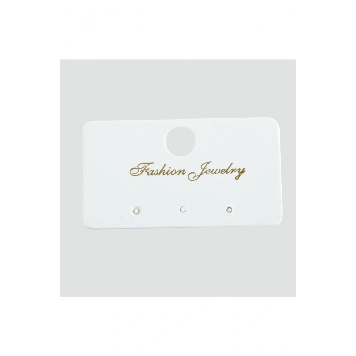 3 Delikli Lüx Küpe Kartı