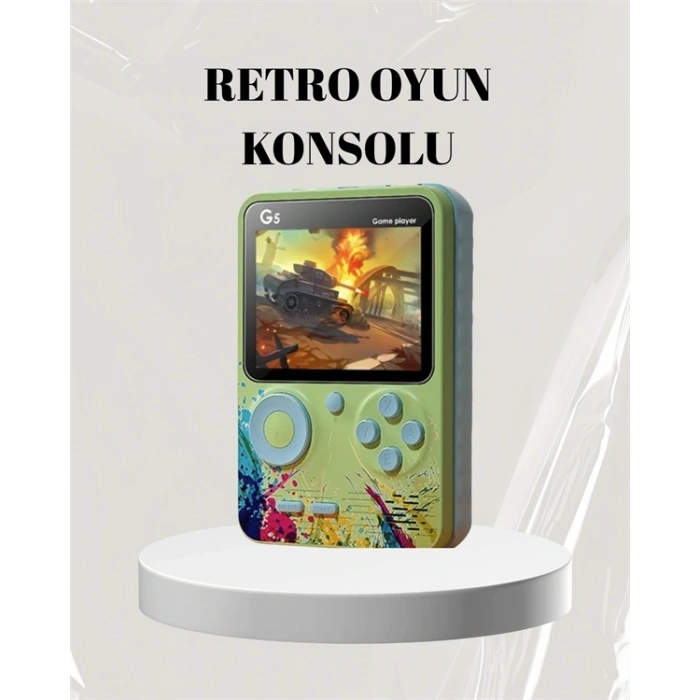 3 İnç Renkli Ekranlı Taşınabilir El Konsolu – G5 Modeli