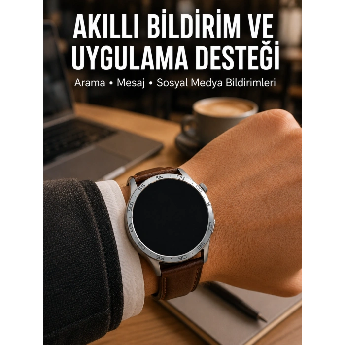 3 Kordonlu Bluetooth Görüşme Özellikli Akıllı Saat Seti