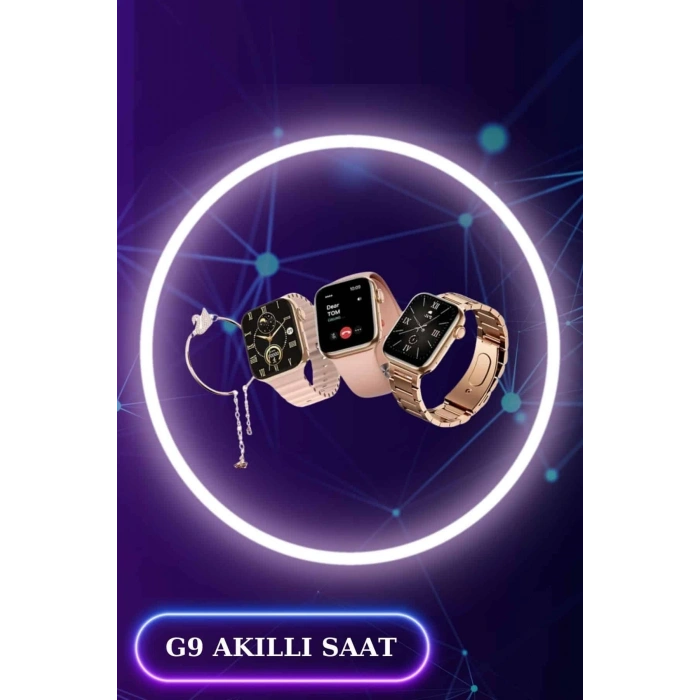 3 Kordonlu Dokunmatik Ekran Akıllı Saat Ve 2.nesil Kablosuz Bluetooth Kulaklık Anc/enc