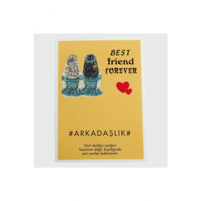3lü Arkadaşlık Bileklik Kartı