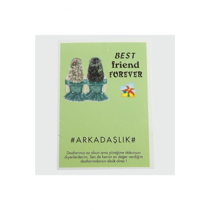 3lü Arkadaşlık Bileklik Kartı