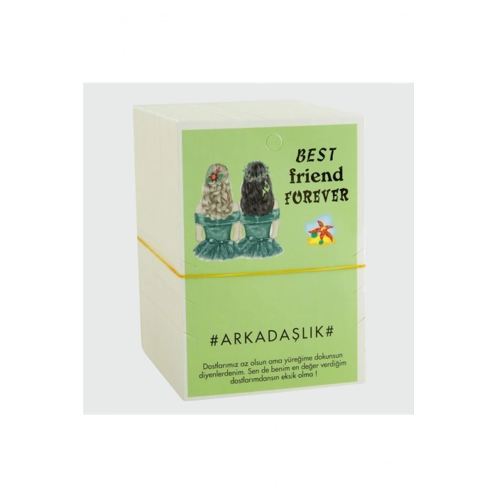 3lü Arkadaşlık Bileklik Kartı