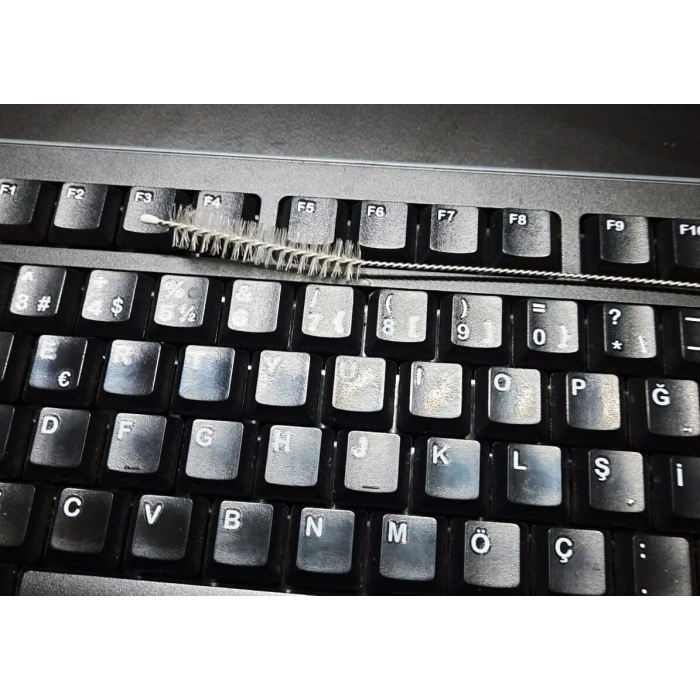 3 Lü Pratik Fırça  Esnek Bükülebilir Klavye Mouse Arası Temizlik Fırçası