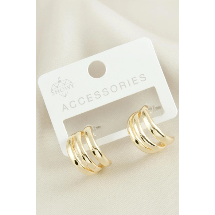 3 Sıra Trend Halka Küpe