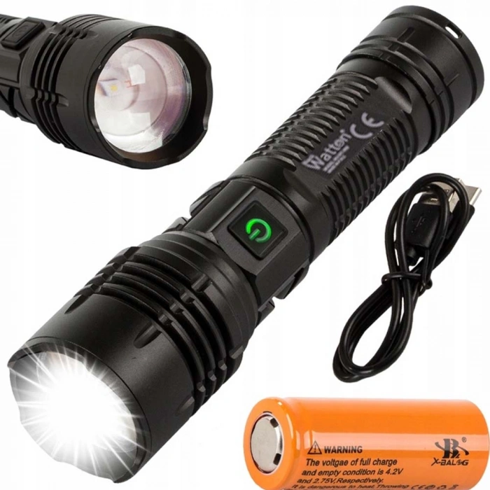 3000 Lümen  Güçlü EL Feneri Wt-600