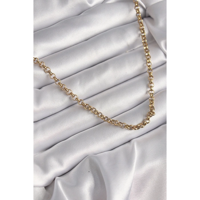 316L Çelik Gold Renk Kadın Kolye - TJ-BKO9665
