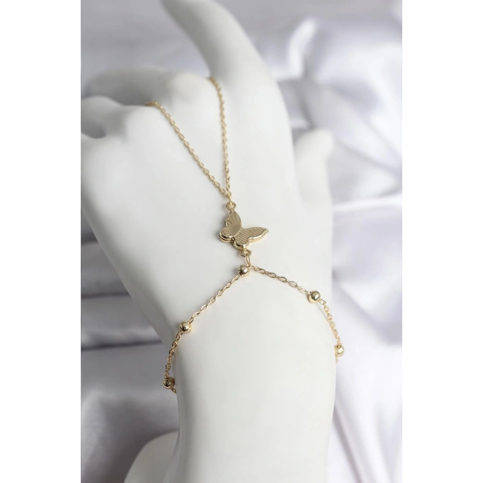 316L Çelik Gold Renk Model Kadın Şahmeran - TJ-SN740