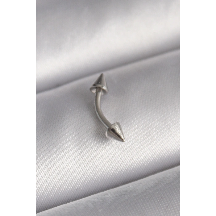 316l Çelik Gümüş Renk Çivi Model Piercing 5886