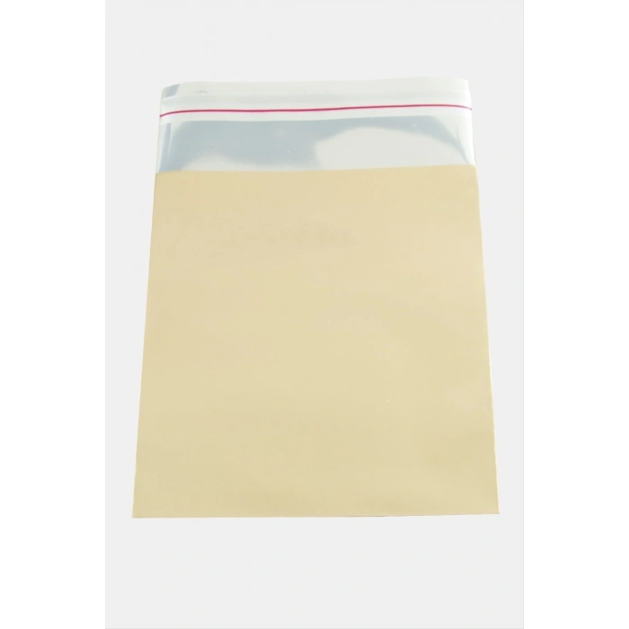 35*50 Sarı Renkli Metalize Hediyelik Poşet Paketi 100 Adet