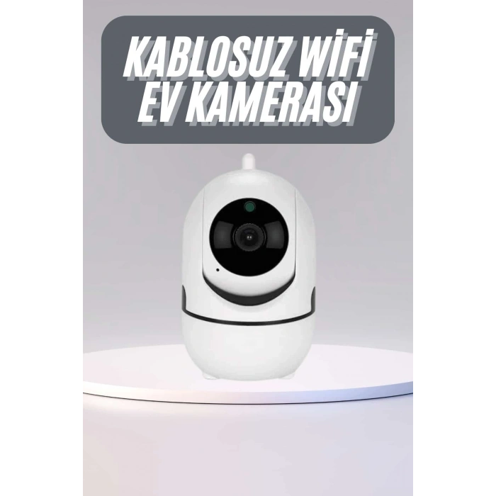 360° Full Hd Akıllı Kamera Hareket Sensörlü Wifi Kamera Çocuk Güvenlik Kamerası