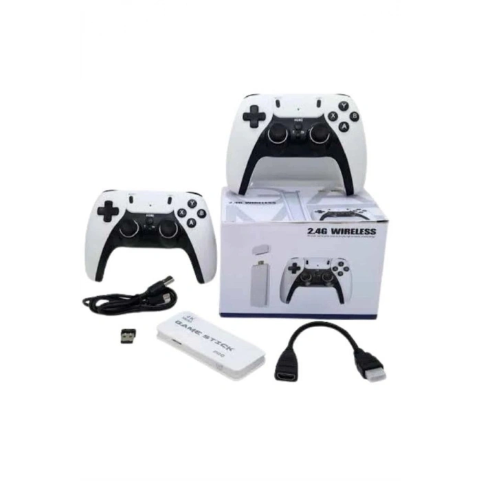 3d 4k 2000 Oyunlu Game Stick Oyun Konsolu Çift Konsol