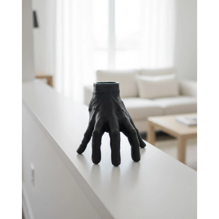 3d Modern Siyah El Biblo 17x16 Cm Ev Ve Ofis Dekorasyonu