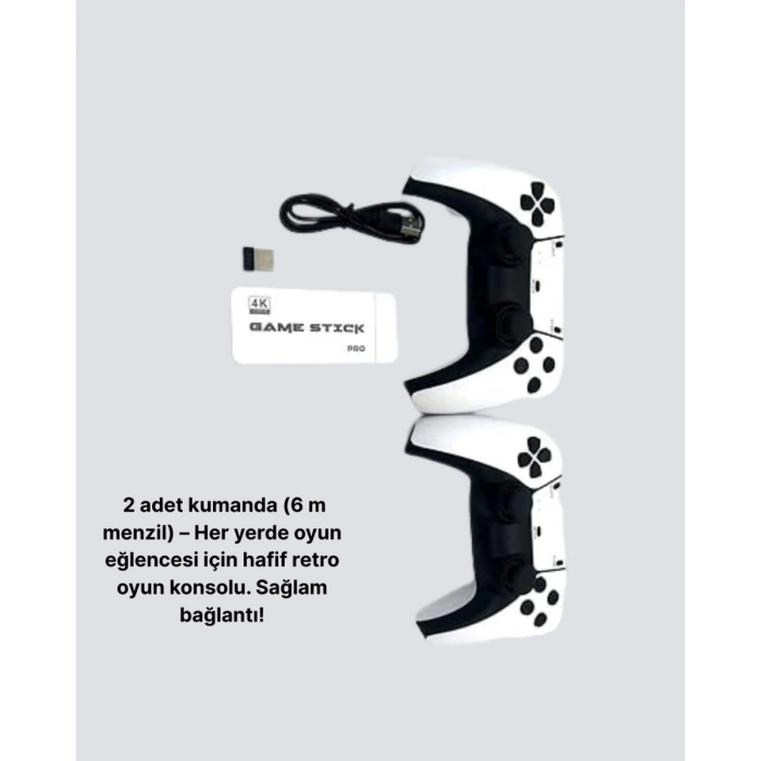 3d Ve 4k Görüntü Kaliteli Çok Lu Retro Oyun Konsolu