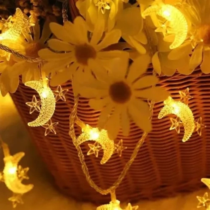 3m 20 LED Ay Figürlü Gün Işığı Lamba