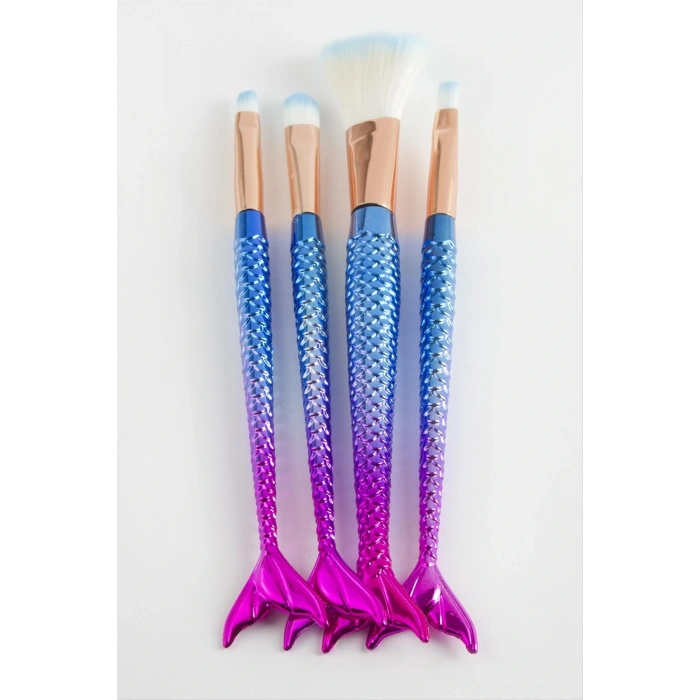 4 Adet Balık Makyaj Fırça Seti