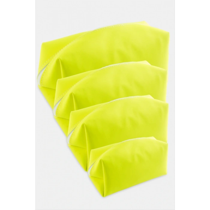 4 Adet El Tutmalı Makyaj Çantası