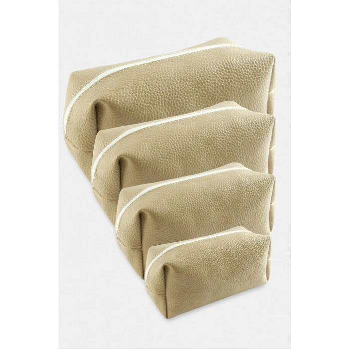 4 Adet El Tutmalı Makyaj Çantası