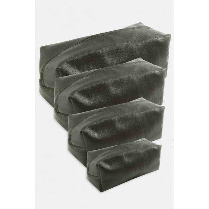 4 Adet El Tutmalı Makyaj Çantası