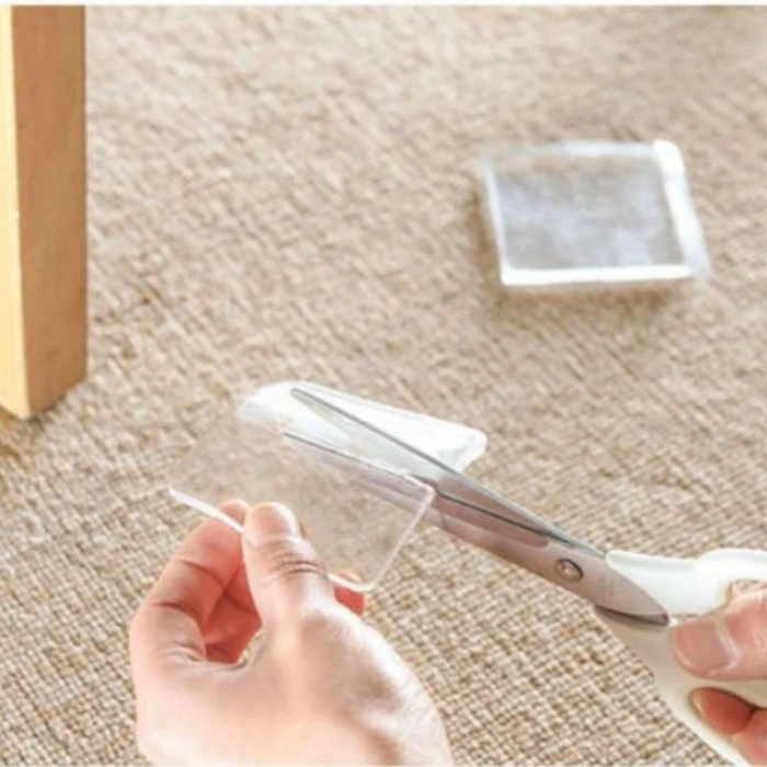 4 Adet Silikon Şeffaf Koltuk Mobilya Masa Beyaz Eşya Yazıcı Koruyucu Kaydırmaz Dayanıklı Pedler (4887)