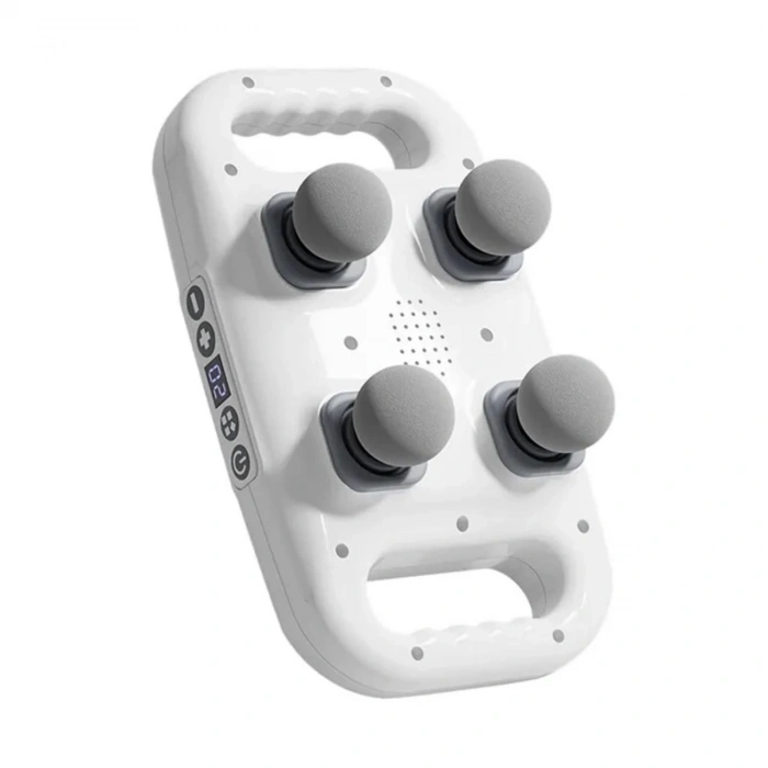 4 Başlıklı Masaj Sı - Ergonomik Derin Doku Sırt Ve Boyun Masaj Aleti Ağrı Ve Sızı Giderici