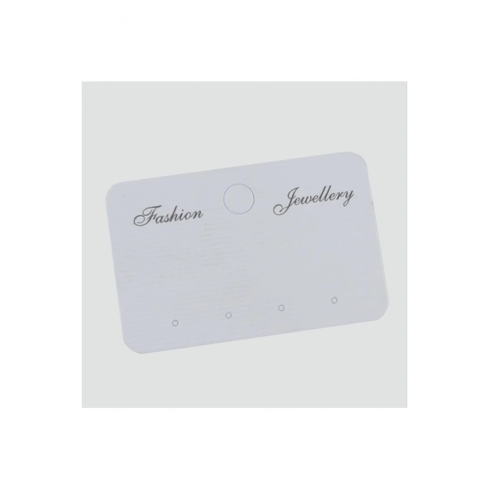 4 Delikli Küpe Kartı