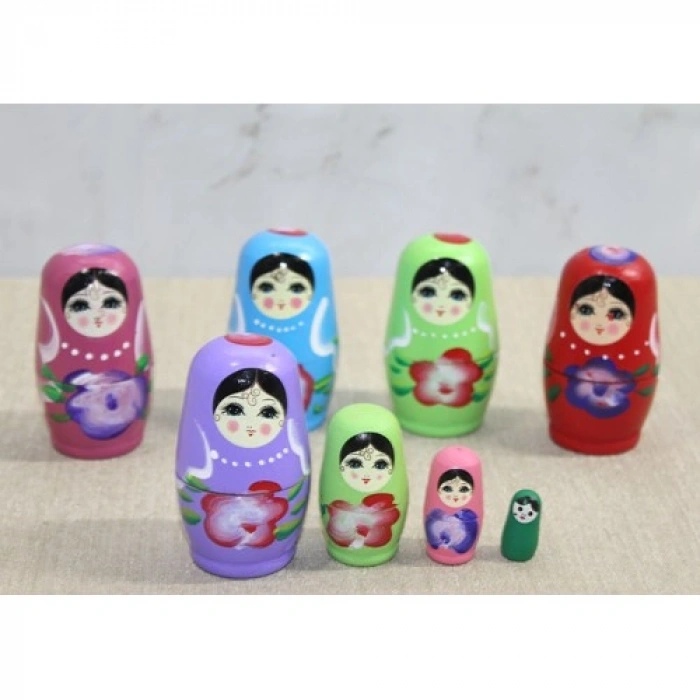 4lü Ahşap Matruşka