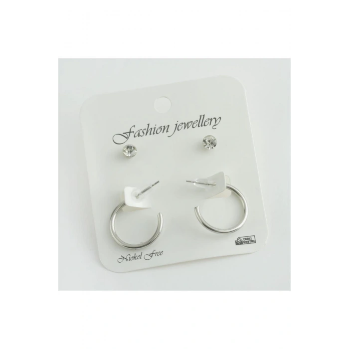 4lü Ezme Halka Küpe (2 cm)