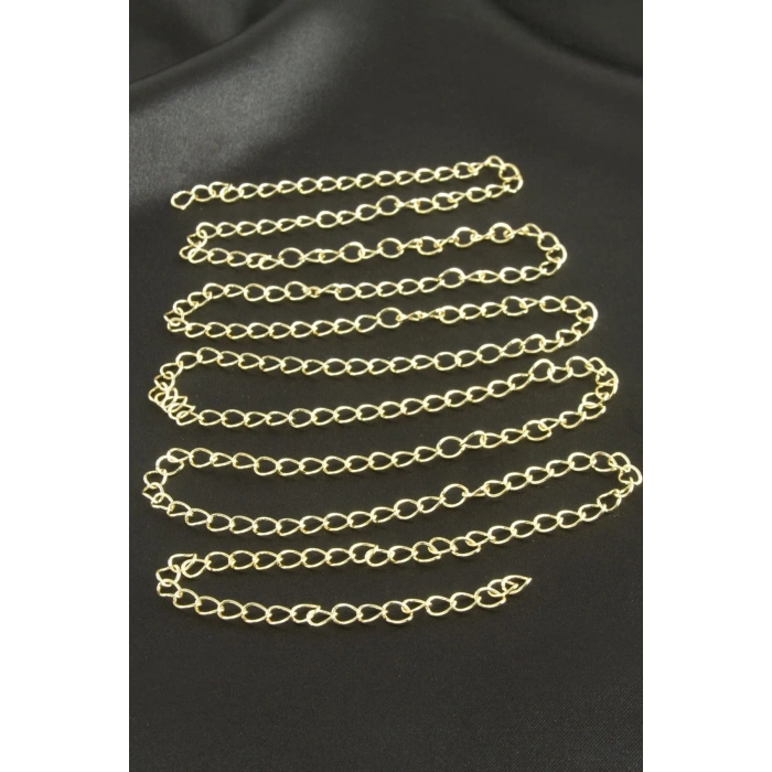 4 mm Oval Zincir 1 metre