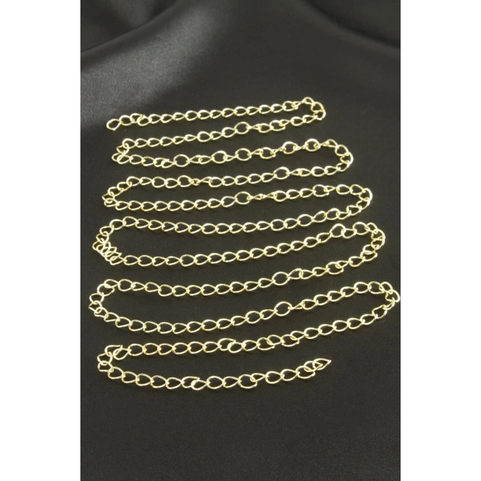 4 mm Oval Zincir 1 metre