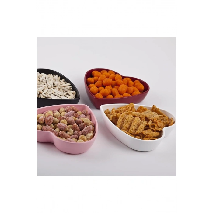 4 Parça Kalp Çerezlik -M11349