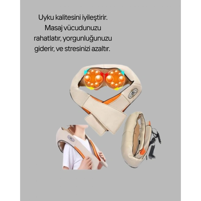 4d Yoğurma Teknolojili Masaj Cihazı-boyun Omuz İçin Uygun