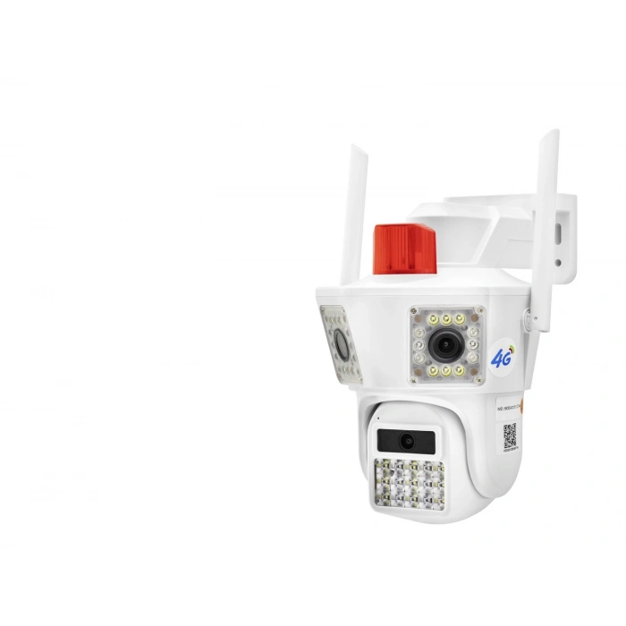 4G Speed Dome Ip Kamera 2 × 3 Mp Lens Beyaz RX-45AI