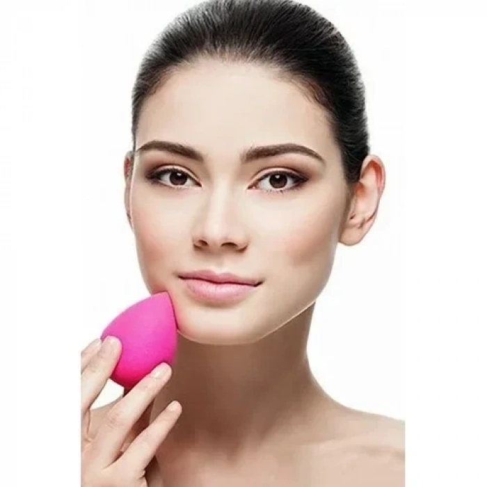 4lü Profesyonel Yüz Make-up Makyaj Sürgeri Armut Şeklinde Tatlı Islak Kuru Kullanım