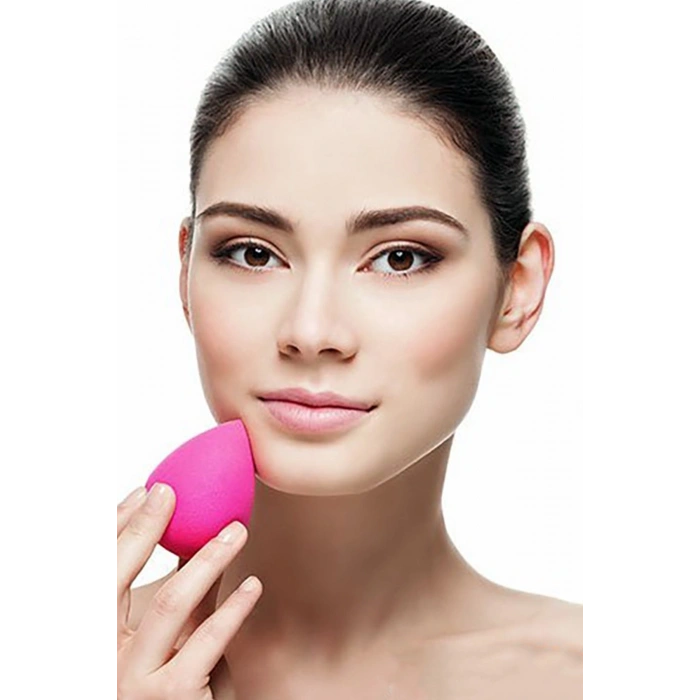 4lü Profesyonel Yüz Make-up Makyaj Sürgeri Armut Şeklinde Tatlı Islak Kuru Kullanım