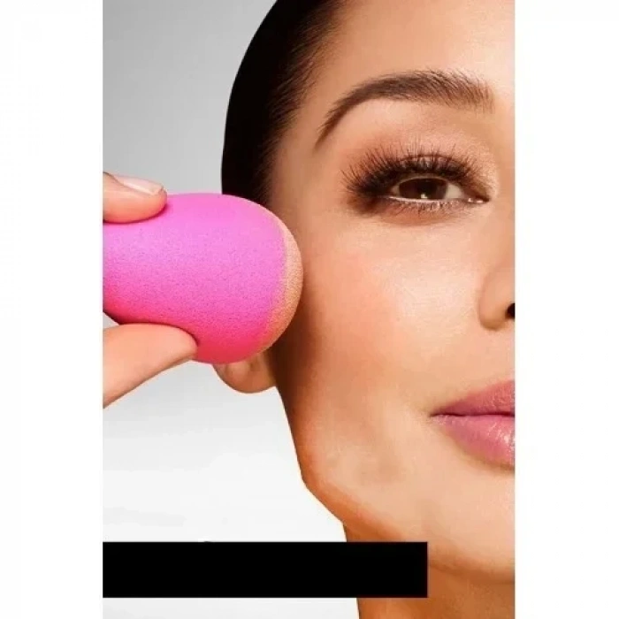 4lü Profesyonel Yüz Make-up Makyaj Sürgeri Armut Şeklinde Tatlı Islak Kuru Kullanım