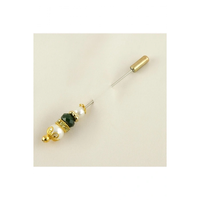 5 Adet İnci Kristal Şal İğnesi