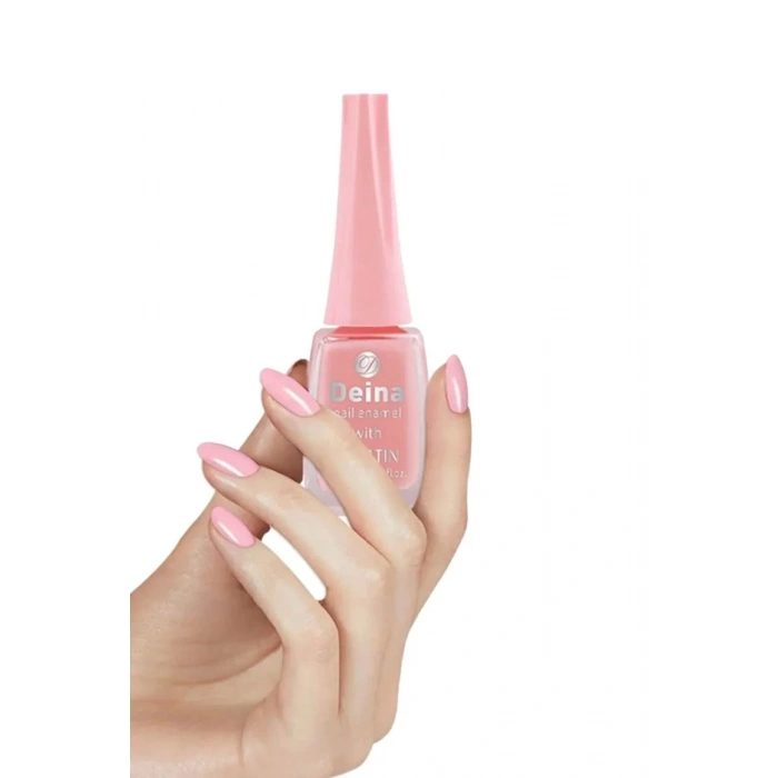 5 Adet Keratinli Besleyici Oje 14 ml SET6  mudanis