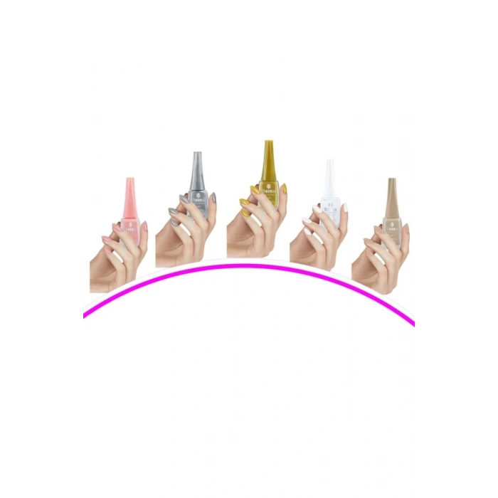 5 Adet Keratinli Besleyici Oje 14 ml SET7