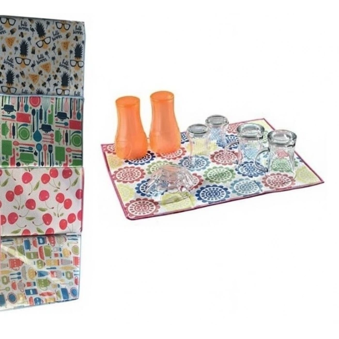 5 Adet Kurutmalık Mikrofiber Kurutma Bulaşık Altlığı