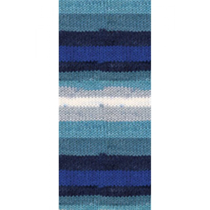 5 Adet Vega Stripe Premium Akrilik El Örgü İpi Yünü No: 82423