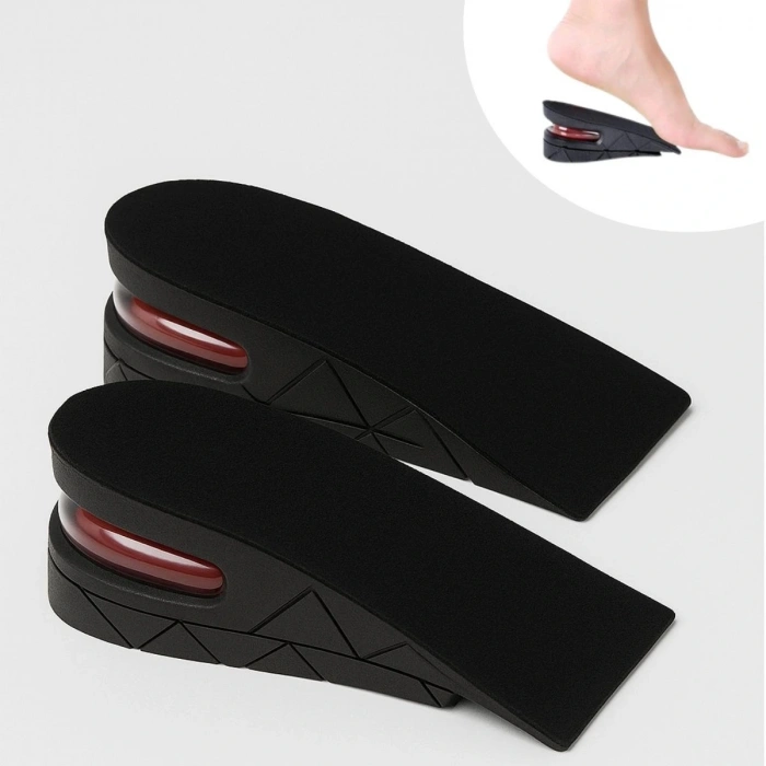 5 cm Boy Uzatıcı Silikon Ortopedik Topuk Tabanlık – Yüksek Konforlu Gizli Yükseltici Ped (Unisex) (4887)