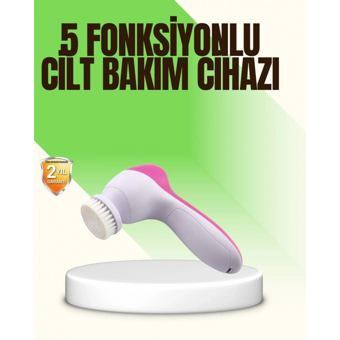 5 İn 1 Elektrikli Yüz Temizleme Ve Masaj Cihazı