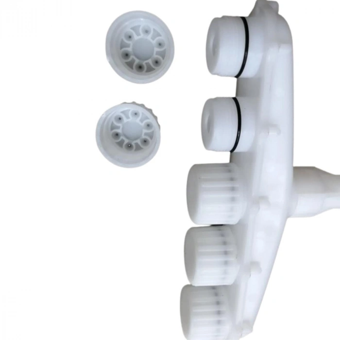 5 Kafalı Peyzaj Bahçe Tarla Çim Sulama Başlığı Yüksek Basınçlı Su Püskürtücü Hortum Aparatı (4887)