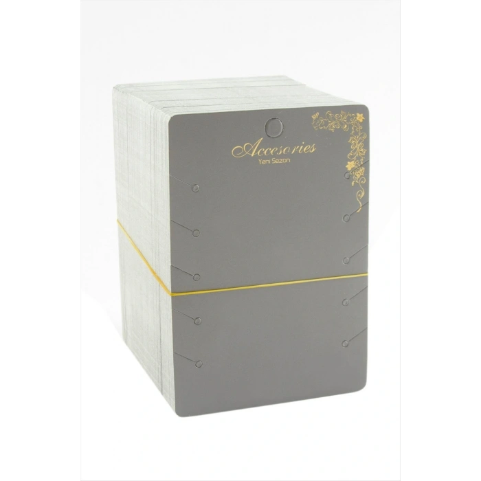 5li Gri Renkli Bileklik Kartı 200 Adet