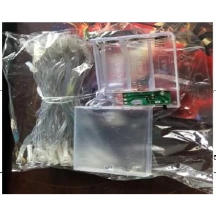 5 M 30 Led Gün Işığı 2 Kademeli Şeffaf Kablo