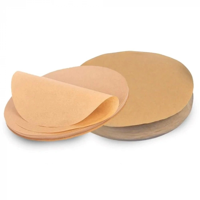 50 Adet Air Fryer Pişirme Kağıdı Yağ Geçirmez  21,5 cm Yuvarlak Model XXL Model Uyumlu (4887)