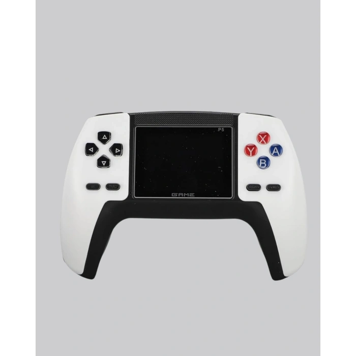 520 Klasik Oyunlu P5™ Controllerview Retro Konsol – Şarjlı, Av Giriş Destekli, Ergonomik Tasarım